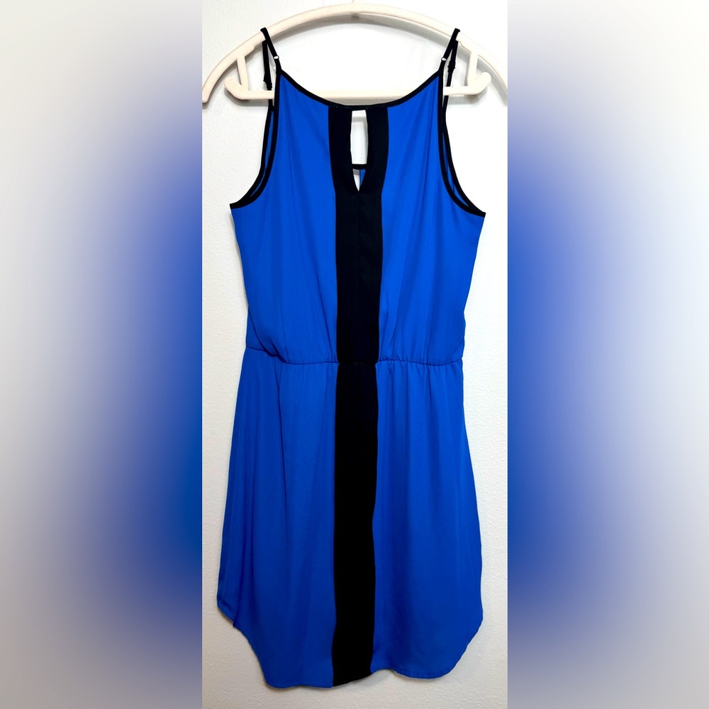 Daniel Rainn Blue and Black Cocktail Sundress